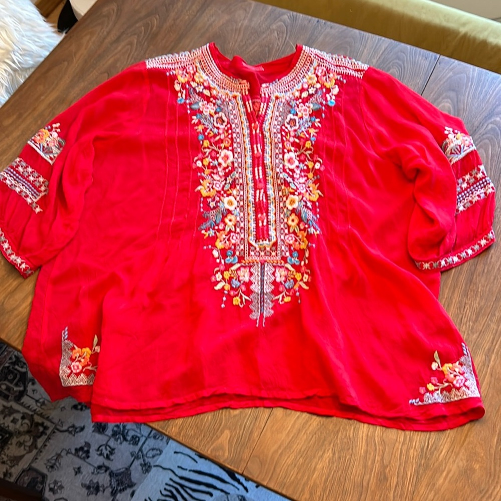 Johnny Was red Kimono. 3X/4x